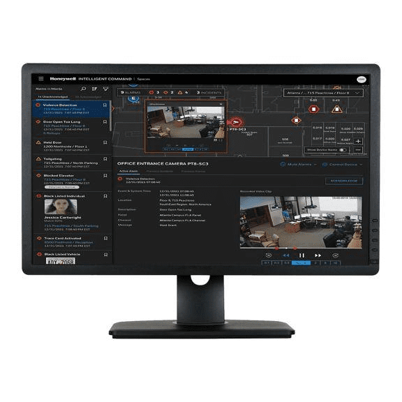 Honeywell Pro-Watch security management software interface