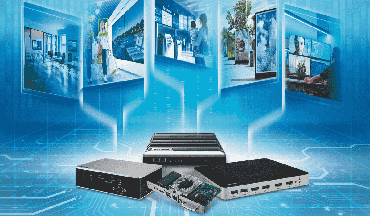 Advantech digital signage player and industrial display solutions