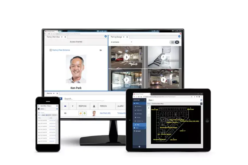 LenelS2 OnGuard access control system interface